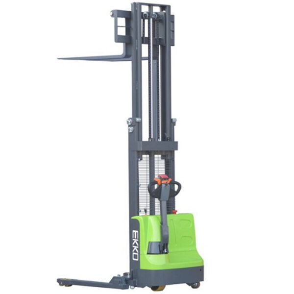 EKKO Full Lithium Powered Straddle Stacker 2640 lb Cap, EB12E-98Li - Image 2