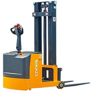 EKKO EK07S Counterbalance Walkie Stacker, 1550 lb Cap., 118" Lift