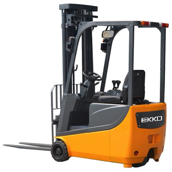 EKKO 3 Wheel Electric Forklift 3300 lbs. Cap. 177" Lift, EK15A