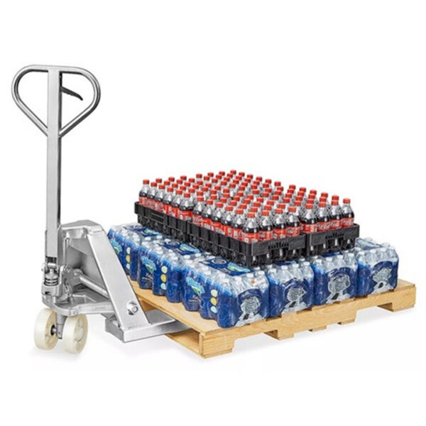 Majorlift Galvanized Pallet Jack Trucks, 5500 lbs Cap. 48" x 27", MPT55G - Image 2